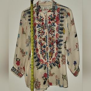 🥳PoshParty Live🥳 Johnny Was Biya Embroidered  NWT